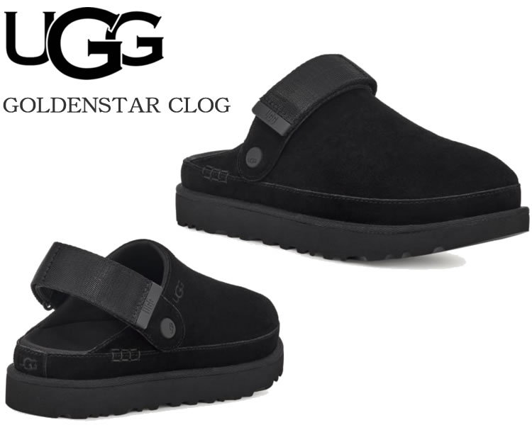 UGG クロッグサンダル アグ UGG UGG サンダル ESMEE LEATHER CLOG 1171507 クロッグ （BLK