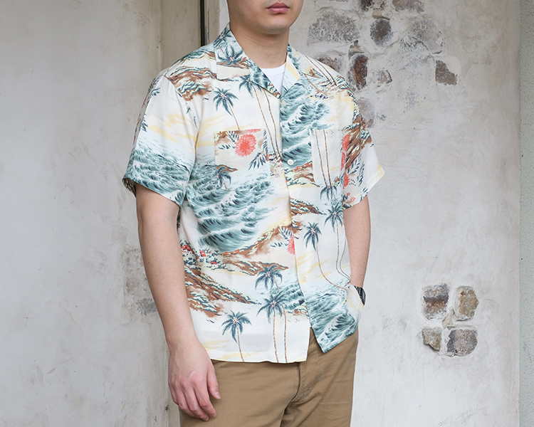 orSlow（オアスロウ） 01-8158-66 HAWAIIAN SHIRT ハワイアンシャツ