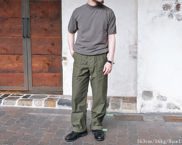 ARAN アラン ベイカーパンツ ワークパンツ ミリタリー FATIGUE PT ARAN アラン FATIGUE PT ファティーグパンツ Army Green