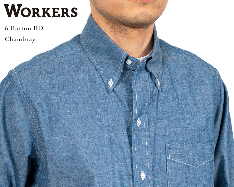 WORKERS Workers ワーカーズ 6Button BD 6ボタン ボタンダウン