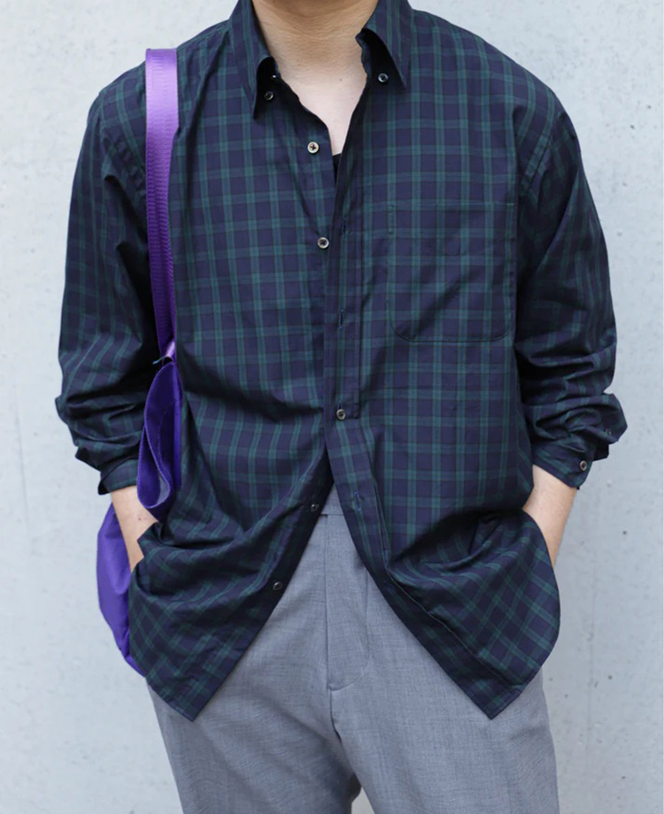 D.C.WHITE ディーシーホワイト IVY B.D.Poplin アイビーBDシャツ