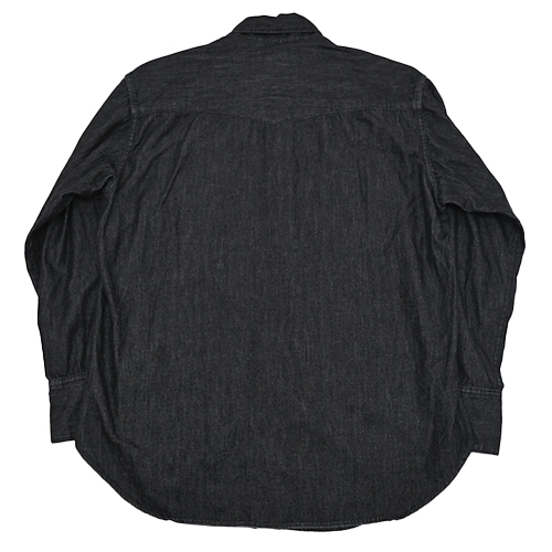orSlow（オアスロウ） 01-8124-D61 Black Denim Western Shirt