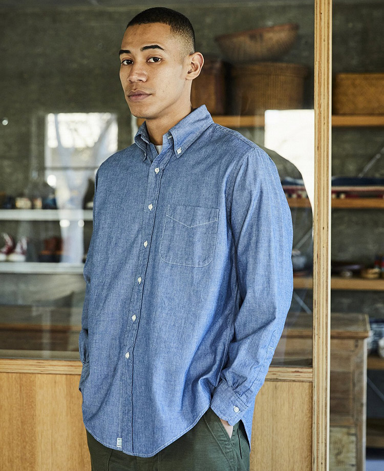 orSlow（オアスロウ） 01-8112-84 Standard Button Down Shirt