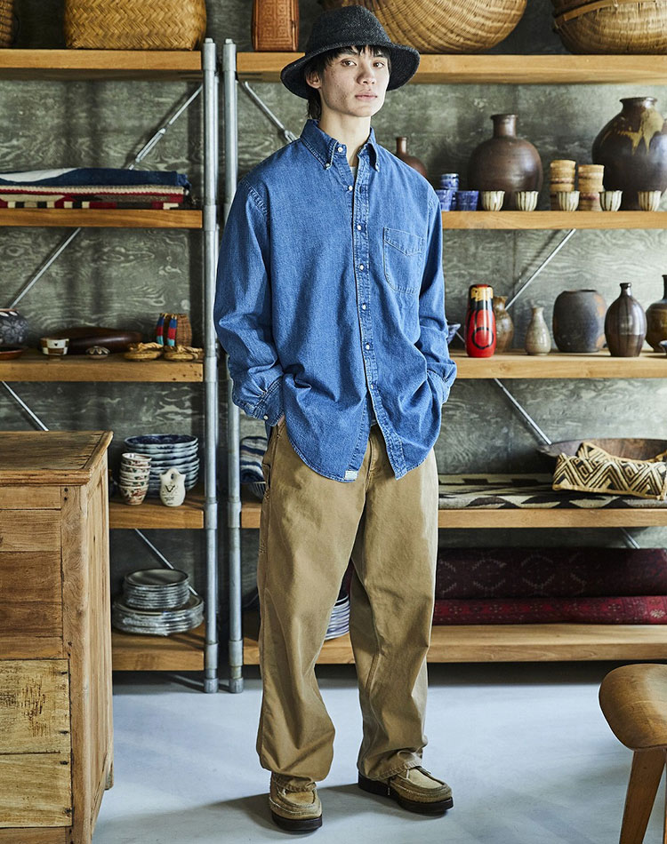 orSlow（オアスロウ） 01-8112-95 Standard Button Down Shirt
