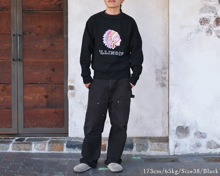 JELADO（ジェラード） AB12201 ILLINOIS Flocky Pt Sweat フロッキー