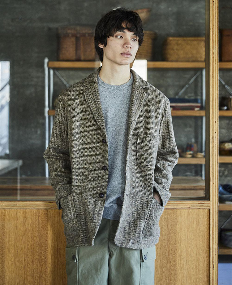 orSlow（オアスロウ） 01-6153-H47 Relax Fit Harris Tweed Jacket