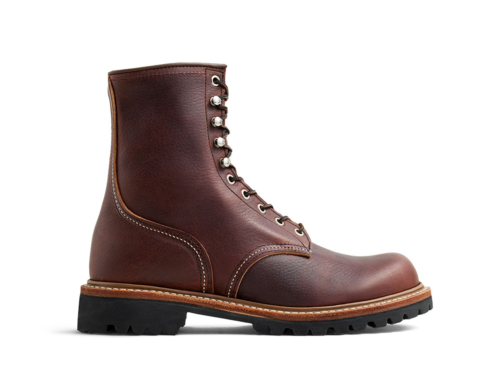 RED WING SHOES ブーツ 8 1/2 D ブラウン RED WING SHOES（レッドウィング） REDWING 8インチ ロガー ブライアー