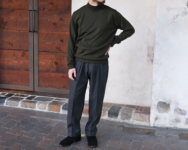 D.C.WHITE ディーシーホワイト Dress Slacks ドレススラックス ウール