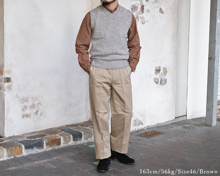 Rinascente（リナシェンテ） CULUSO クルーゾ Angola Mix Vneck Vest