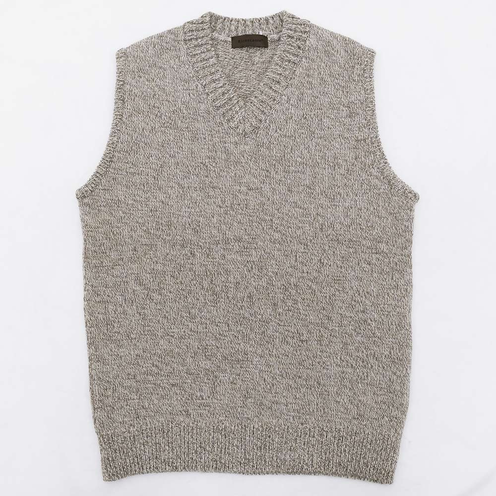 タグ付 日本製 ノンノン シルク混 アンゴラ ニットベスト L Rinascente（リナシェンテ） CULUSO クルーゾ Angola Mix Vneck Vest