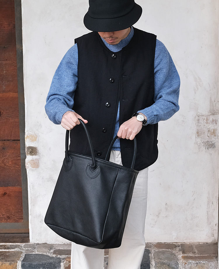 orSlow（オアスロウ） 03-018-L61 Leather Tote レザートートバッグ