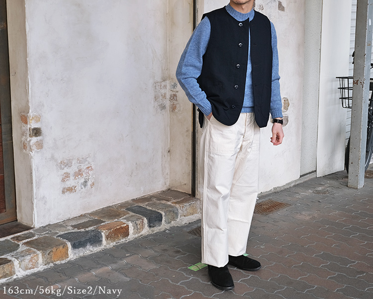 ARAN アラン VEST ベスト NYLON TUSSER ナイロンタッサー ブラック