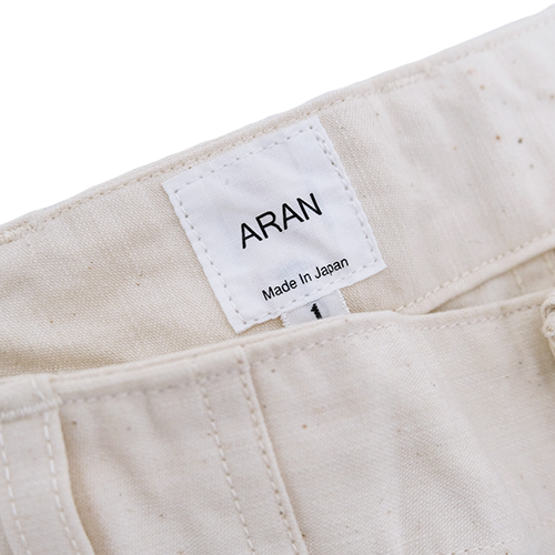 ARAN アラン FATIGUE PT ファティーグパンツ Ecru エクリュ バック