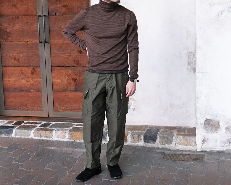 ARAN アラン F.CARGO PT MS カーゴパンツ Army Green アーミーグリーン