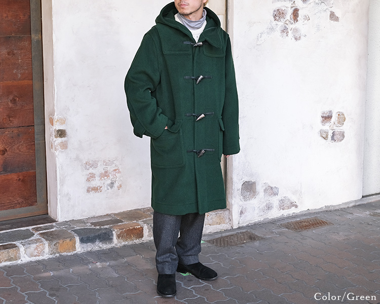 スコットランド製 Glenmore ヘリンボーン ダッフルコート グレンモア シダーハンガープレゼント中！】 GLENMORE グレンモア Herringbone