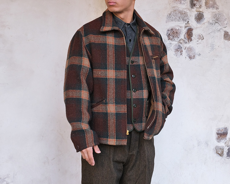 G&F Co. ジーアンドエフ PLAID JACKET プレイドジャケット ウール 日本 