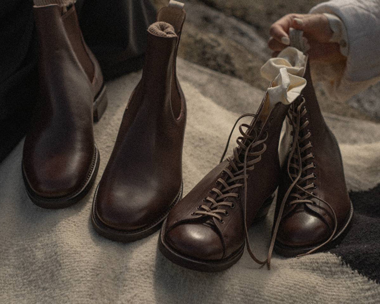 LA POCHE ラポシュ MATHILDA マチルダ BROWN COW ブラウン カーフ