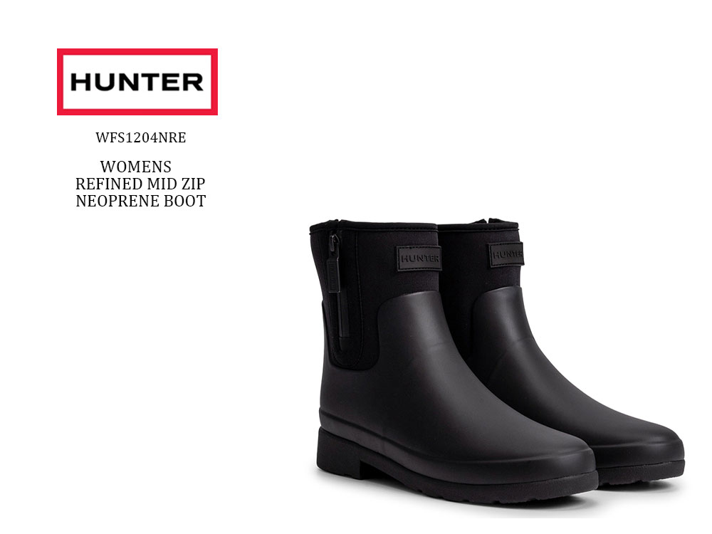 【展示品・使用感あり・消毒済み】レディース ハンター HUNTER ブーツ 24‐24.5サイズ  ネイビー HUNTER（ハンター） レインブーツ レディース オリジナル ショート
