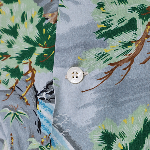 orSlow（オアスロウ） 01-8158-16 Peacock Garden Hawaiian Shirt