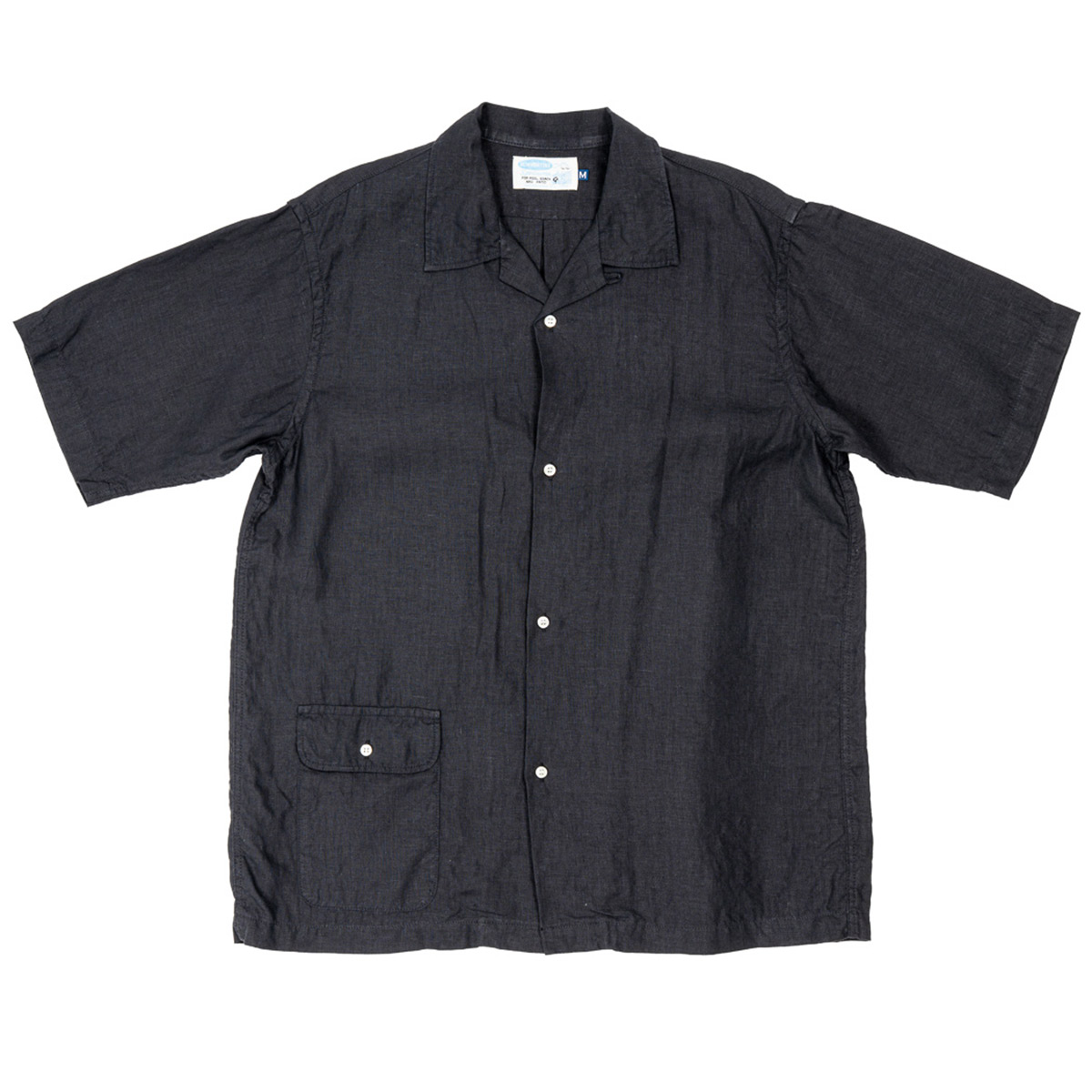 WORKERS ワーカーズ Open Collar Shirt オープンカラーシャツ リネン