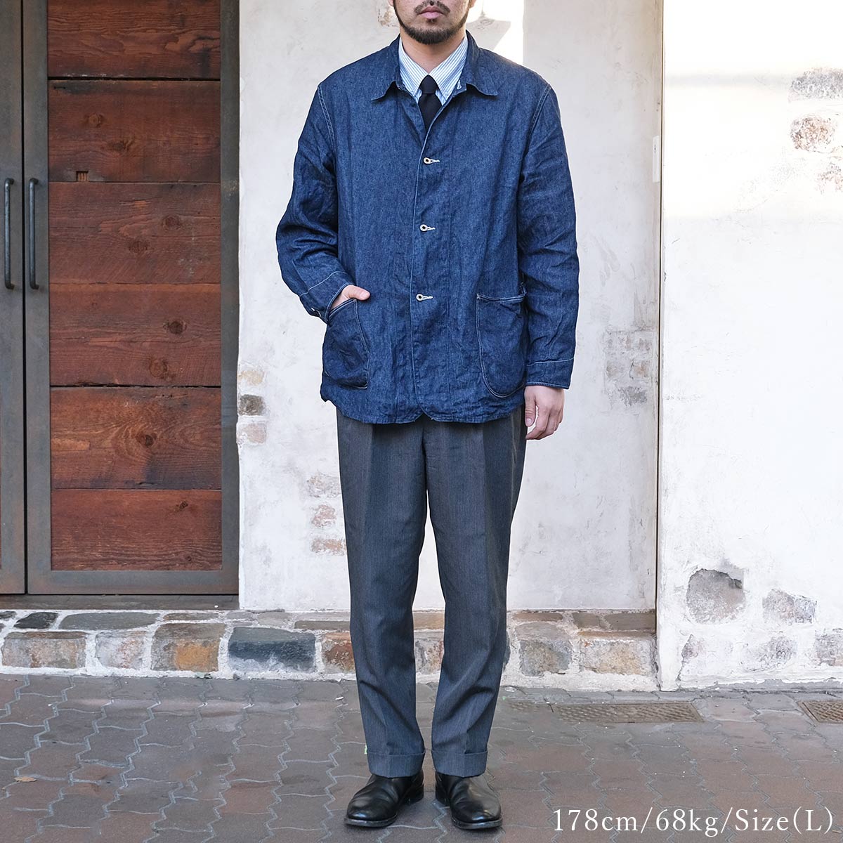 orSlow（オアスロウ） 01-6250-L81 WWII 40s Linen Denim Coverall 40