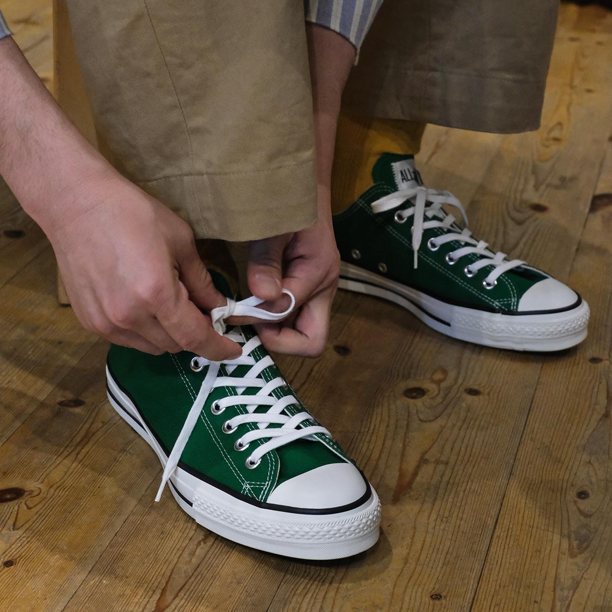 新品未使用品　箱入り　Converse CT70 ローカット ライトグリーン CONVERSE（コンバース） CANVAS ALL STAR J OX キャンバスオールスター
