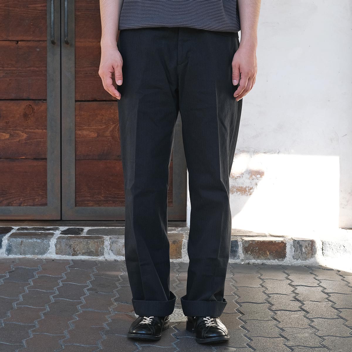 G&F Co. ジーアンドエフ HERRINGBONE TROUSER ヘリンボーントラウザー