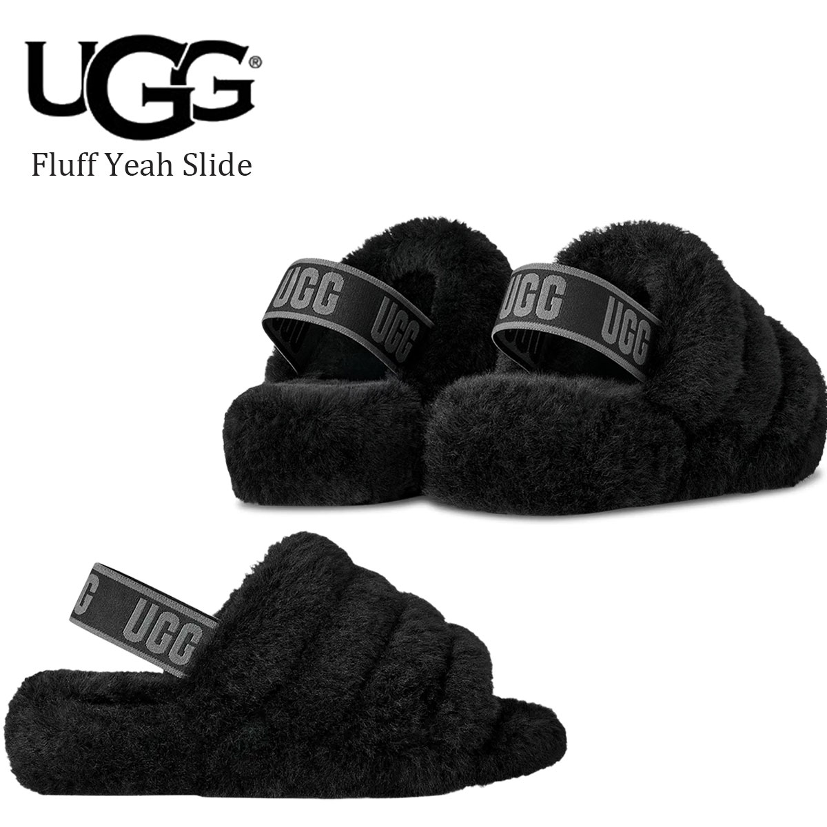 UGG（アグ） サンダル フラッフ イヤー スライド Fluff Yeah Slide