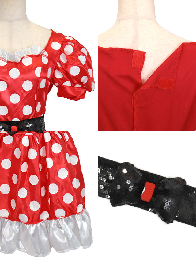 Tika ハロウィンコスプレ ディズニー リボンベルト付き 体型 Tika ハロウィンコスプレ ディズニー リボンベルト付き 体型