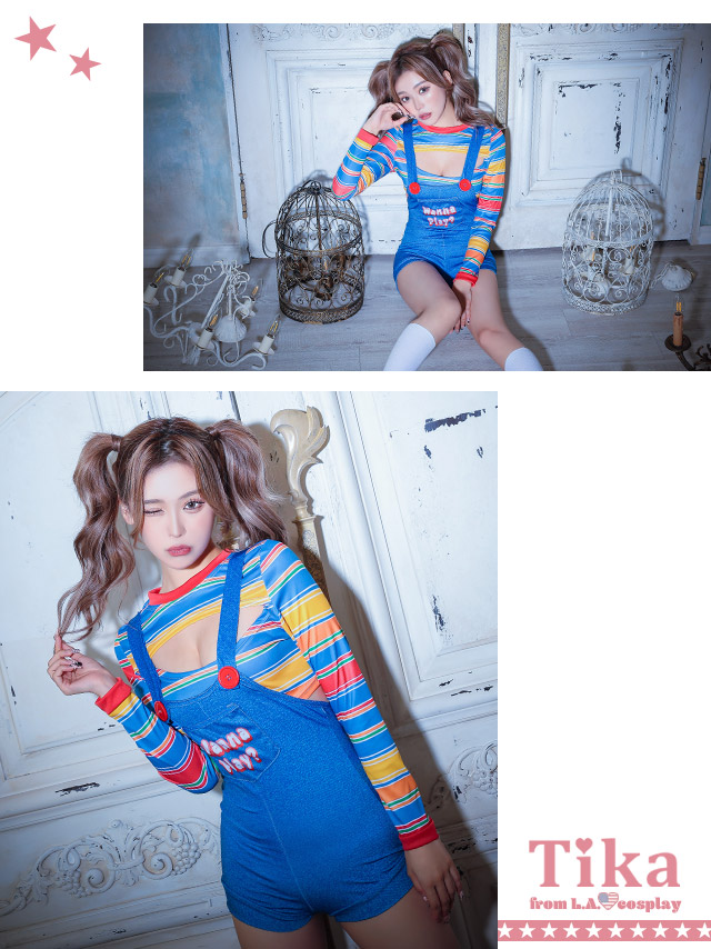 Aymmy in the batty girls チャッキー オーバーオール