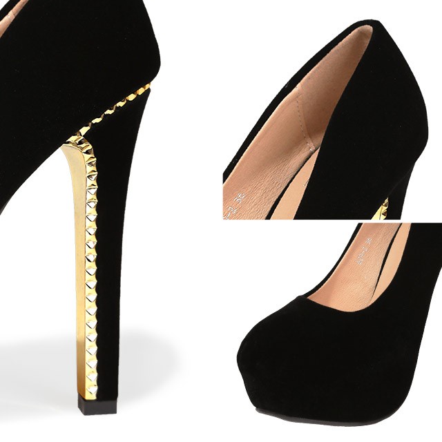 Tika パンプス キャバ ヒール ブラック 13.5cmヒール 黒 Tika パンプス キャバ ヒール ブラック 13.5cmヒール 黒