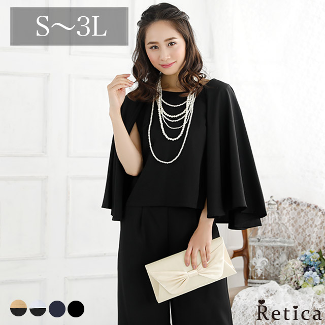 パンツドレス 結婚式 ドレス 50代 親族 フォーマルドレス セットアップ レディース フォーマル セレモニー 入学式 入園式_4