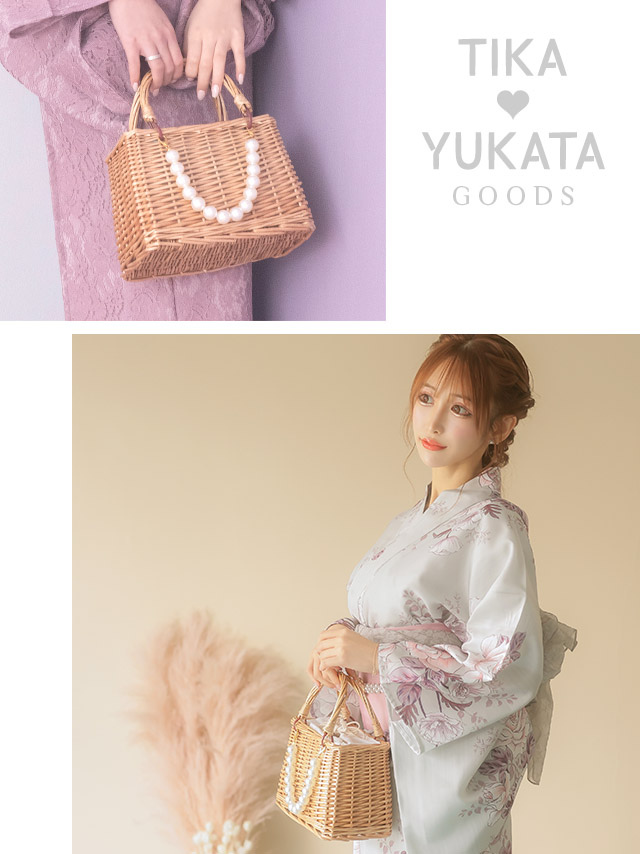 浴衣 ゆかた かごバッグ かわいい デート キャバ 和服 和装 ハンドバッグ