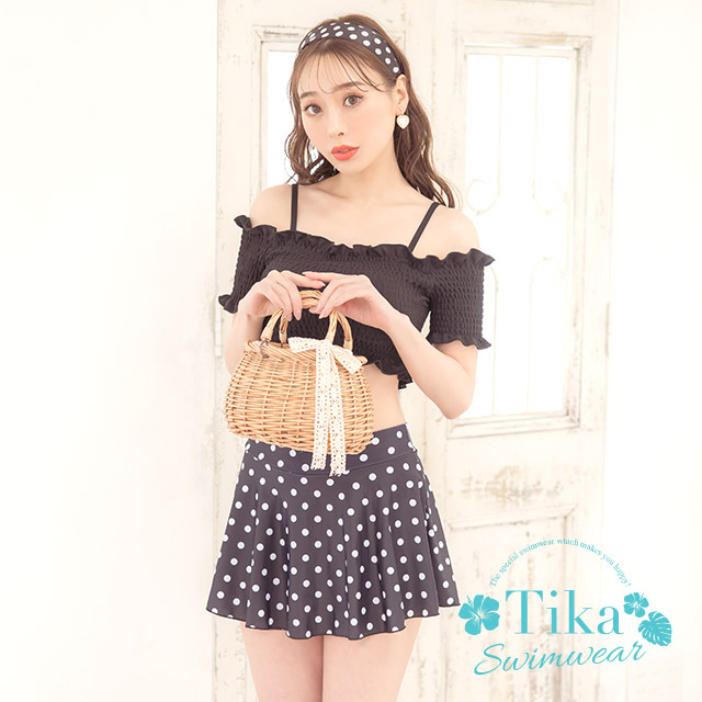 Tika カゴバック かごバッグ 籠バッグ 巾着袋 ベージュ ラウンド
