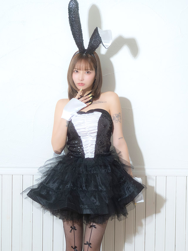 Tika（ティカ） ハロウィン コスプレ バニーガール 4点セット バニー