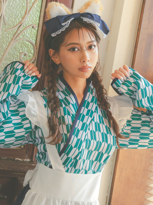 Tika コスプレ 衣装 袖あり 露出少なめ 体型カバー 和装 ロング Tika コスプレ 衣装 袖あり 露出少なめ 体型カバー 和装 ロング
