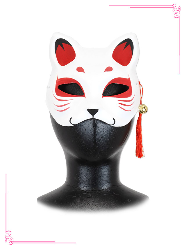 狐面 Tika コスプレ小物 キツネ面 ハロウィンコスプレ 狐 面 きつね