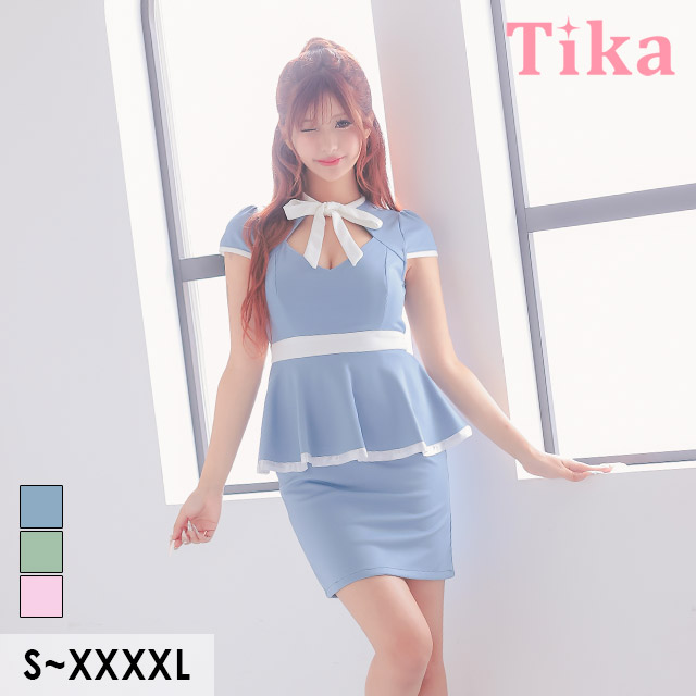 Tika（ティカ） キャバドレス 大きいサイズ XXL XXXL XXXXL タイト 