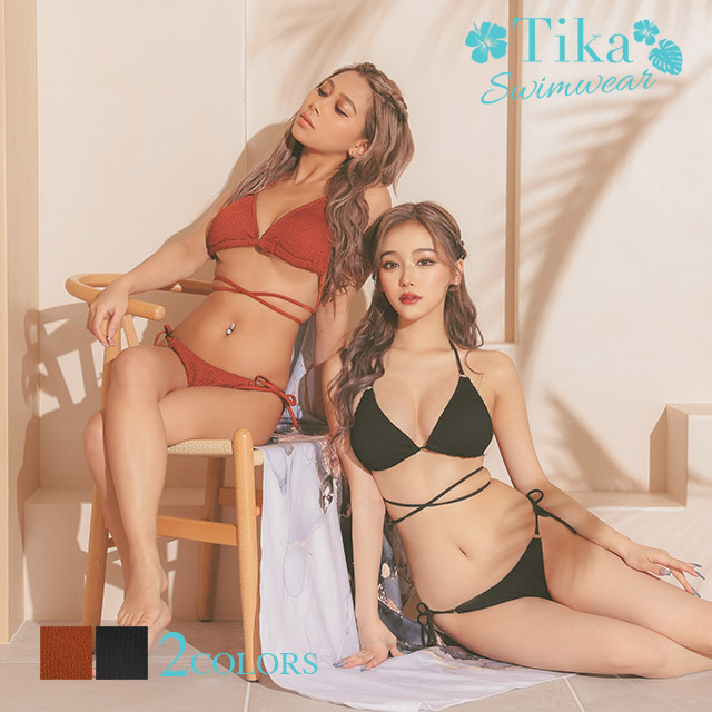 Tika（ティカ） 水着レディース 水着 20代ビキニ セクシー 可愛い 黒