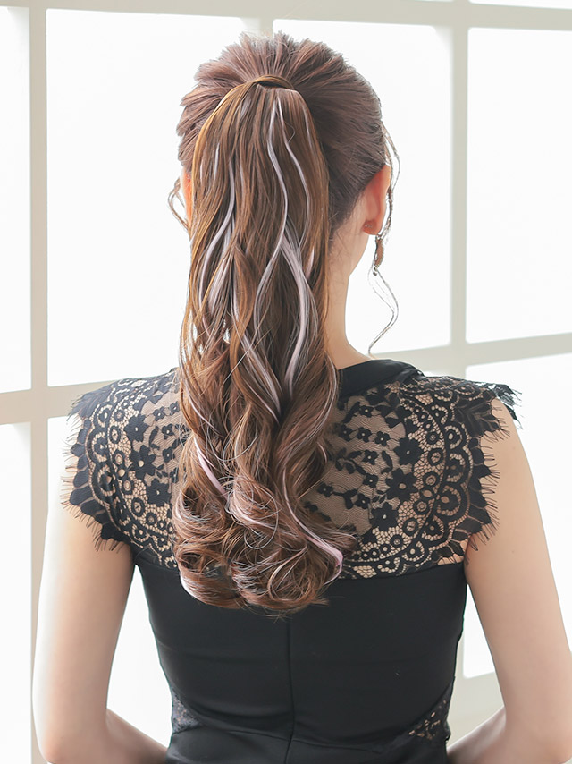 ウィッグ ポニーテール メッシュ ハイライト かつら 女性 ロング カール 激安 自然 エクステ つけ毛 1ktb7n991a レディースアクセサリー Www Sprintmart Com