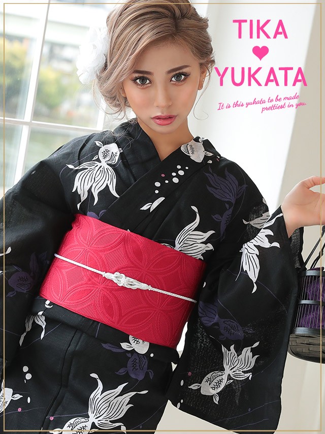 Tika 浴衣 レディース 20代 30代 40代 浴衣セット 安い ゆかた 3