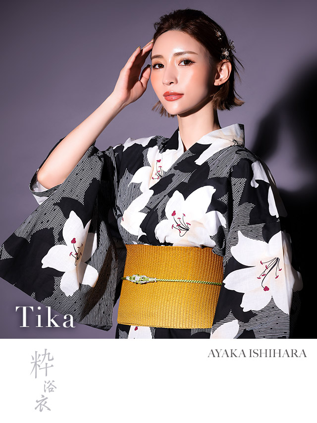 Tika 浴衣 レディース 20代 30代 40代 浴衣セット 安い 浴衣3点
