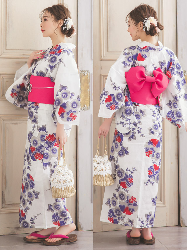 Tika 浴衣 レディース セット ゆかた 激安 レトロ 3点セット