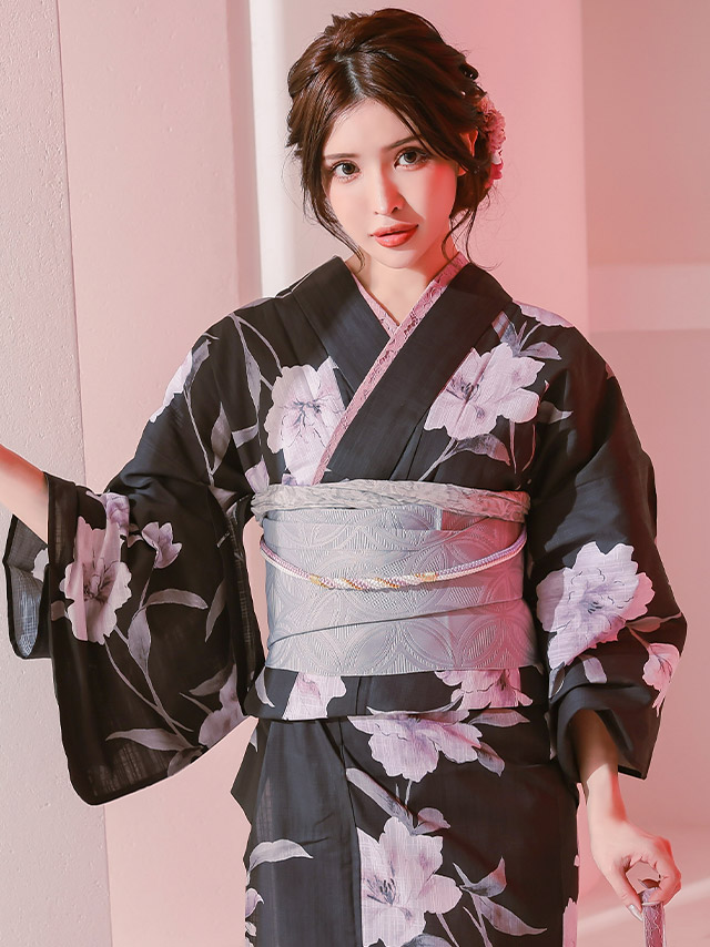 綿 花柄 大人 ゆかた セット浴衣 レディース 10代 20代 30代 40代 女性