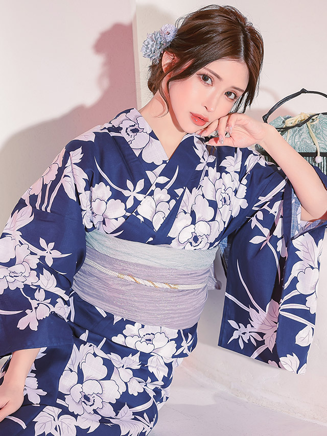 綿 花柄 大人 ゆかた セット浴衣 レディース 10代 20代 30代 40代 女性