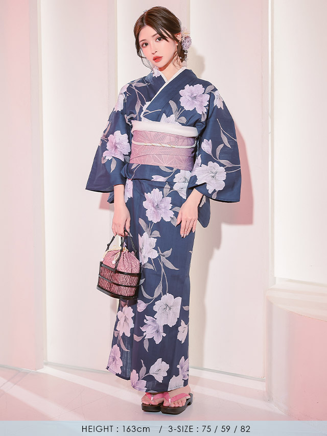 Tika 浴衣 レディース 50代 フリーサイズ セット 20代 40代 妖艶