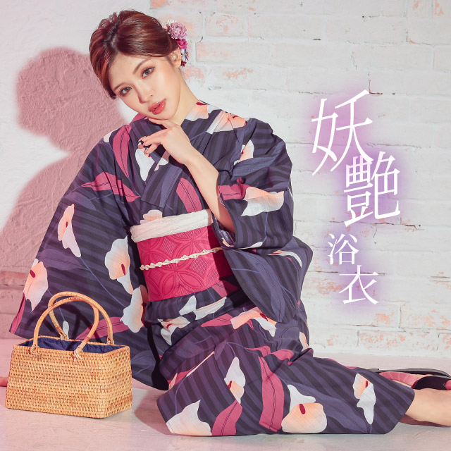 Tika 浴衣 レディース 50代 フリーサイズ セット 20代 40代 花柄