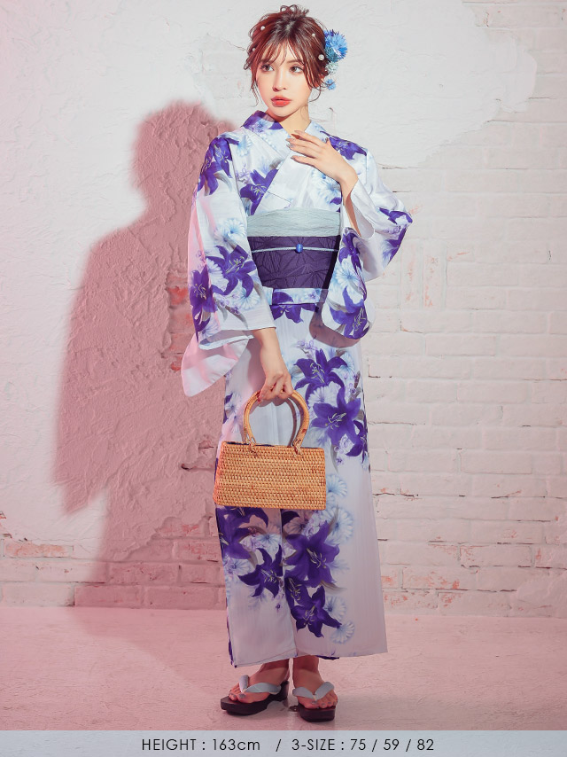 Tika（ティカ） 浴衣 レディース 50代 フリーサイズ セット 20代 40代