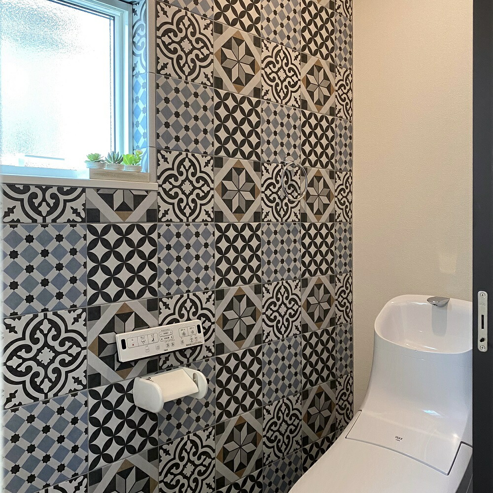 アンティーク デザインタイル ヴェインテ 200角 マジョリカ ライン