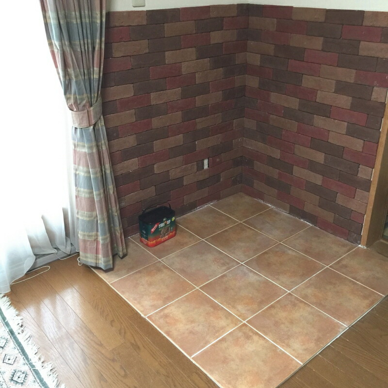 レンガ タイル ブリックタイル アンティーク DIY 壁 レンガ調 貼る